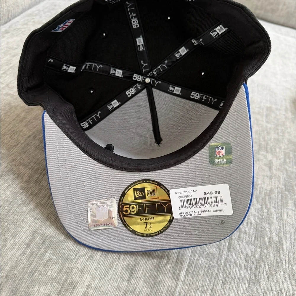 NFL Buffalo Bills Black and Blue Hat - Picture 3 of 3